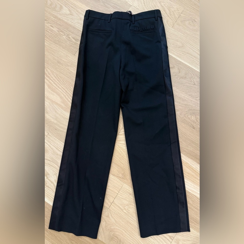 NWT Miu Miu Black Dress Pants